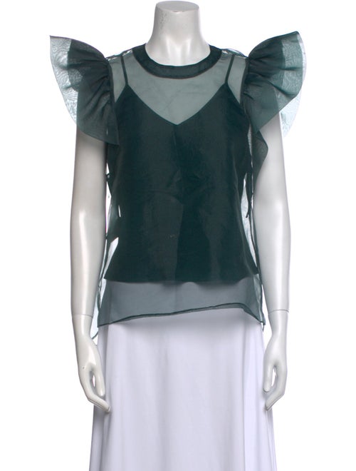 Simkhai Crew Neck Short Sleeve Top