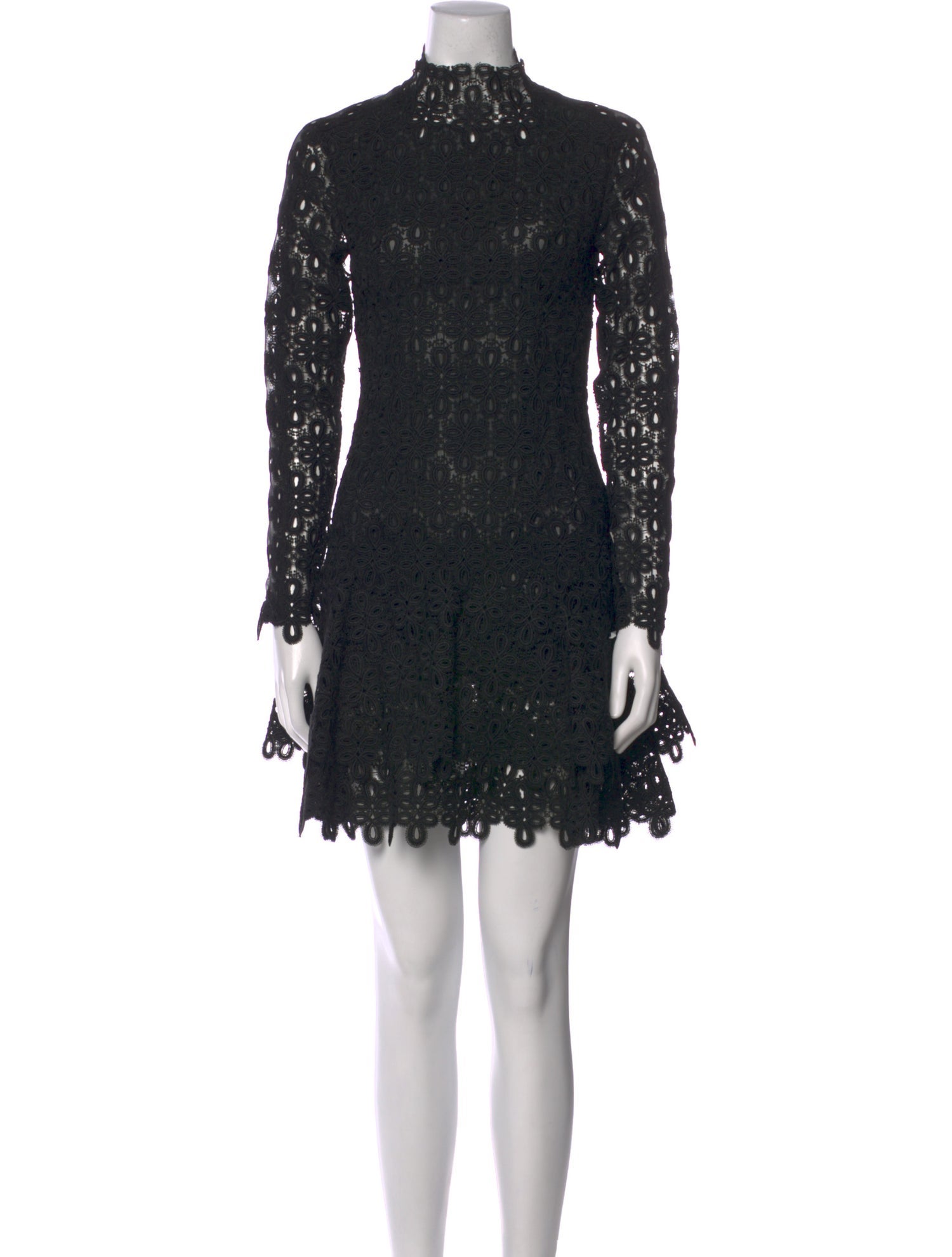 Simkhai Lace Pattern Mini Dress
