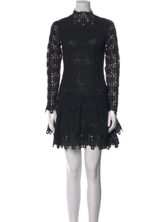 Simkhai Lace Pattern Mini Dress