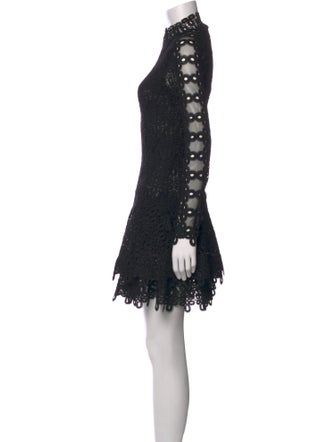 Simkhai Lace Pattern Mini Dress