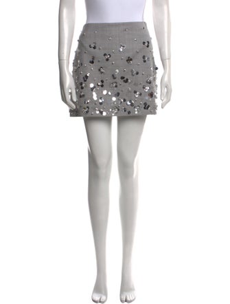 Simkhai Wool Mini Skirt