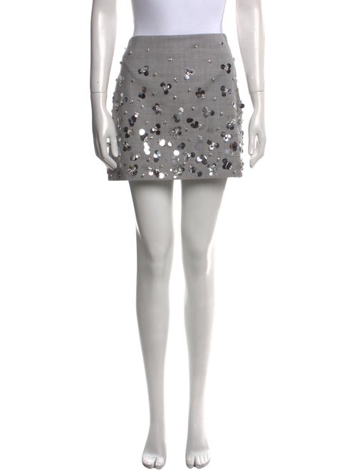 Simkhai Wool Mini Skirt