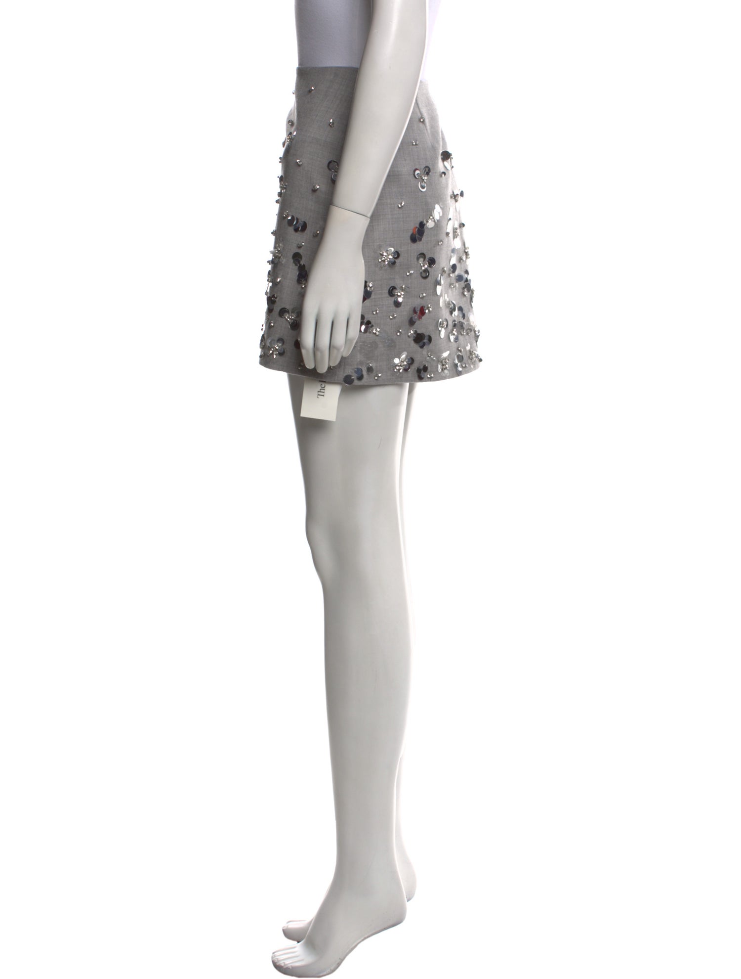 Simkhai Wool Mini Skirt