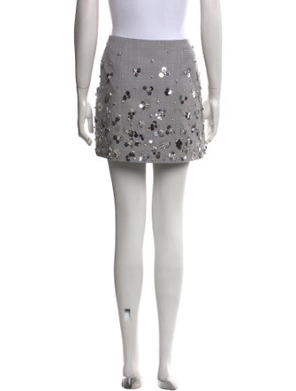 Simkhai Wool Mini Skirt