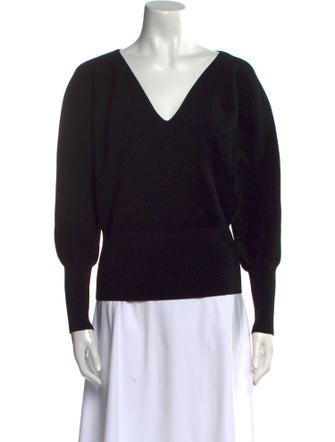 Simkhai V-Neck Long Sleeve Sweatshirt