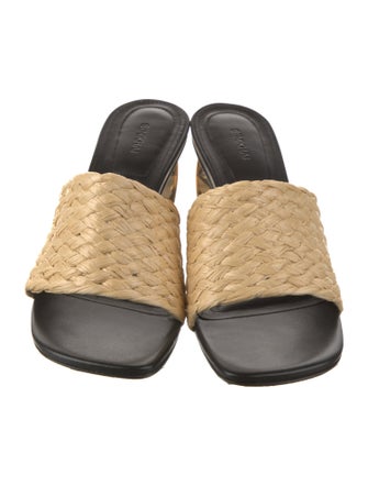 Simkhai Raffia Slides