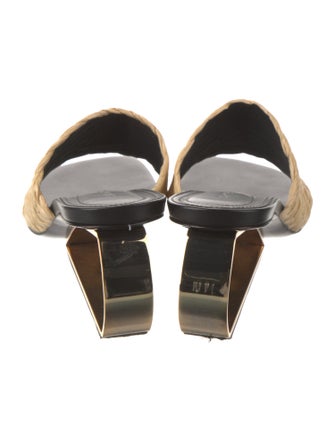 Simkhai Raffia Slides