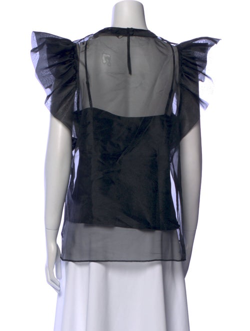 Simkhai Crew Neck Short Sleeve Top