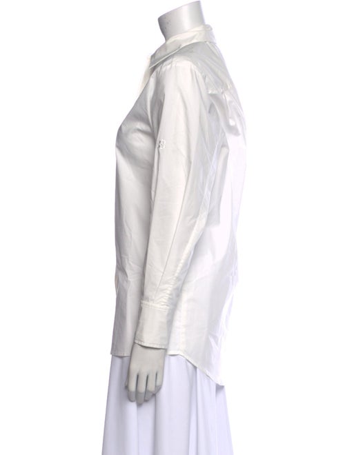 Simkhai Long Sleeve Button-Up Top