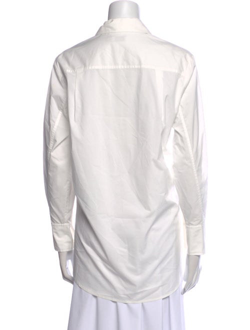 Simkhai Long Sleeve Button-Up Top