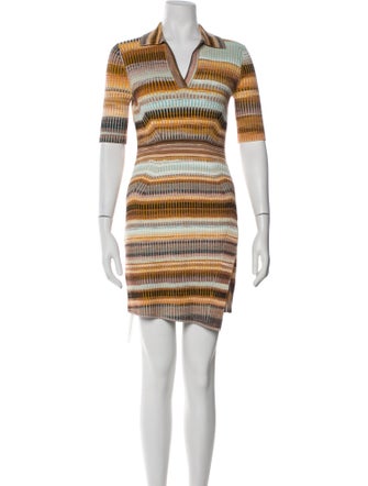 Simkhai Striped Mini Dress