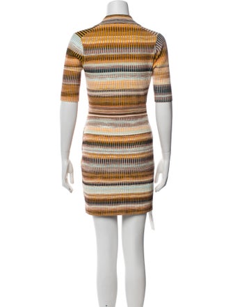 Simkhai Striped Mini Dress