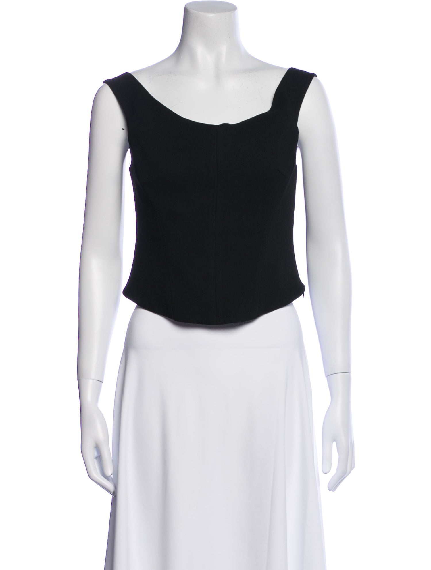 Simkhai Scoop Neck Sleeveless Crop Top