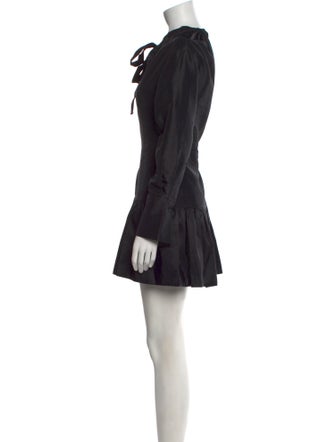 Simkhai Bateau Neckline Mini Dress