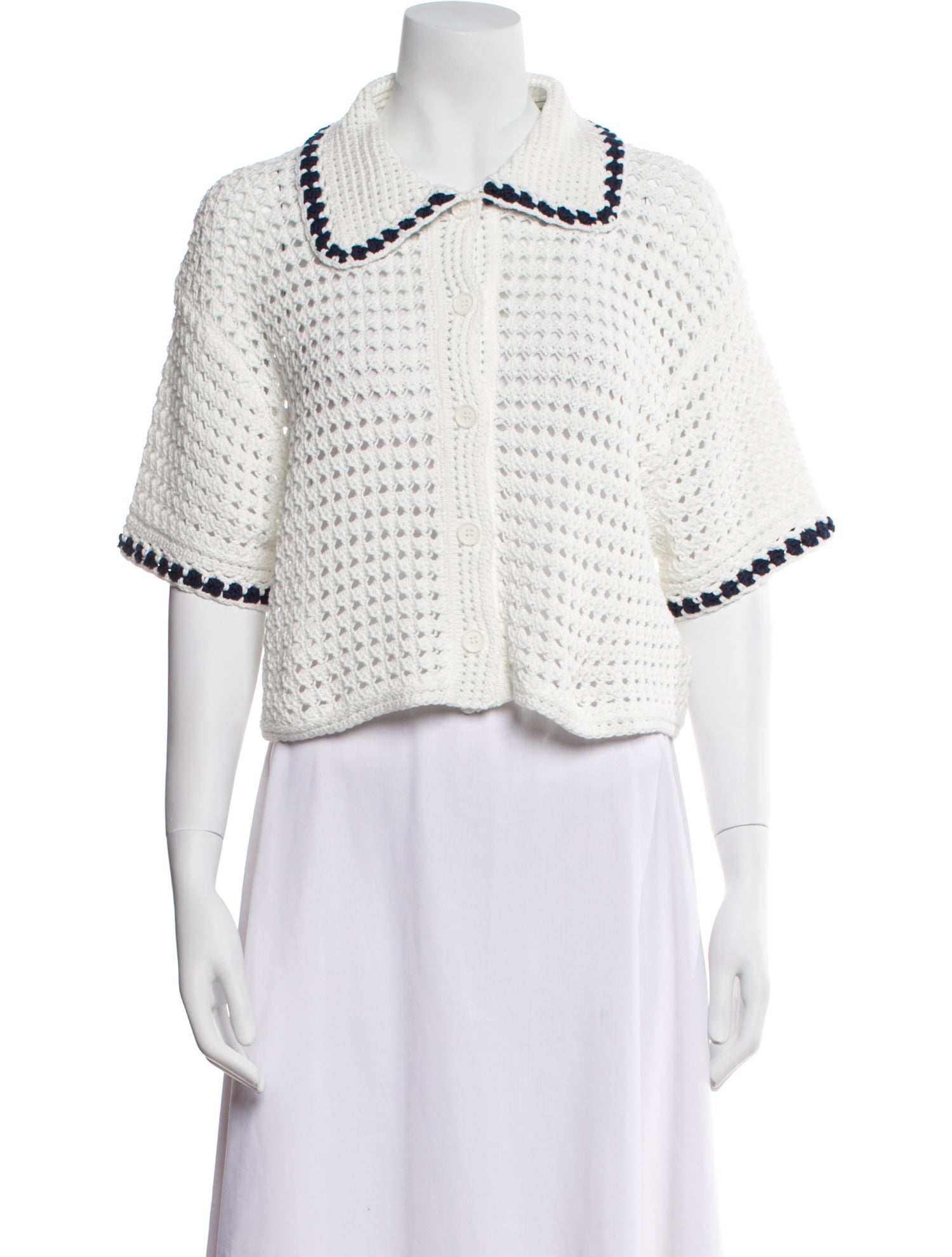 Simkhai Printed Short Sleeve Crop Top w/ Tags