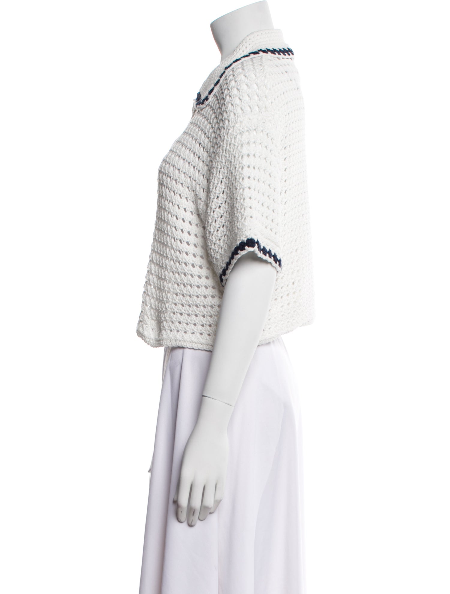 Simkhai Printed Short Sleeve Crop Top w/ Tags