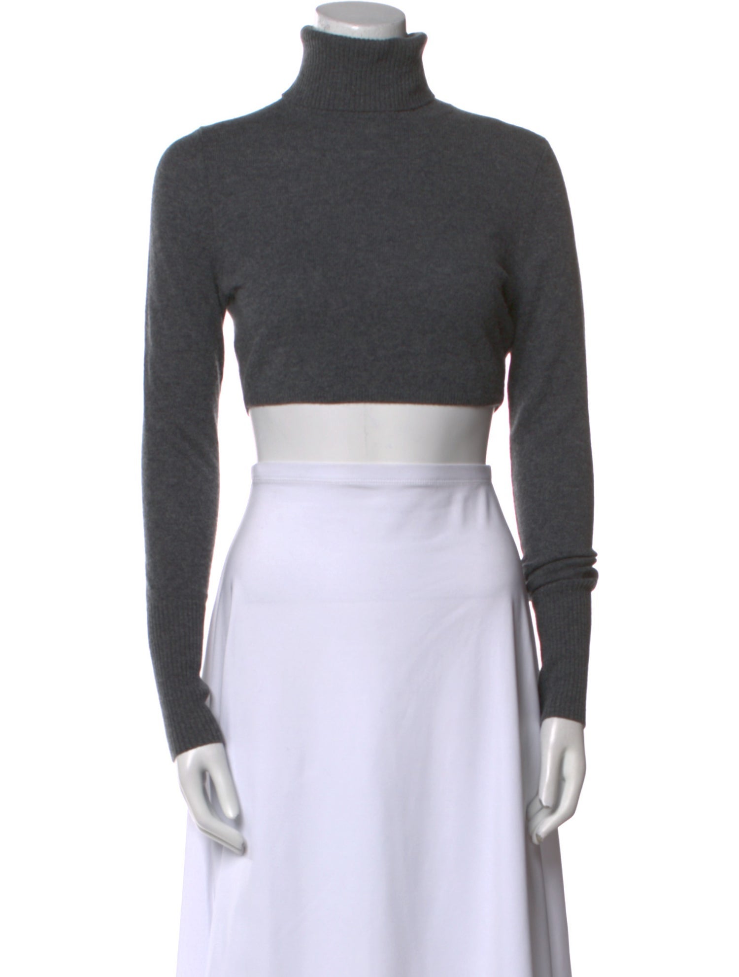 Simkhai Cashmere Turtleneck Crop Top