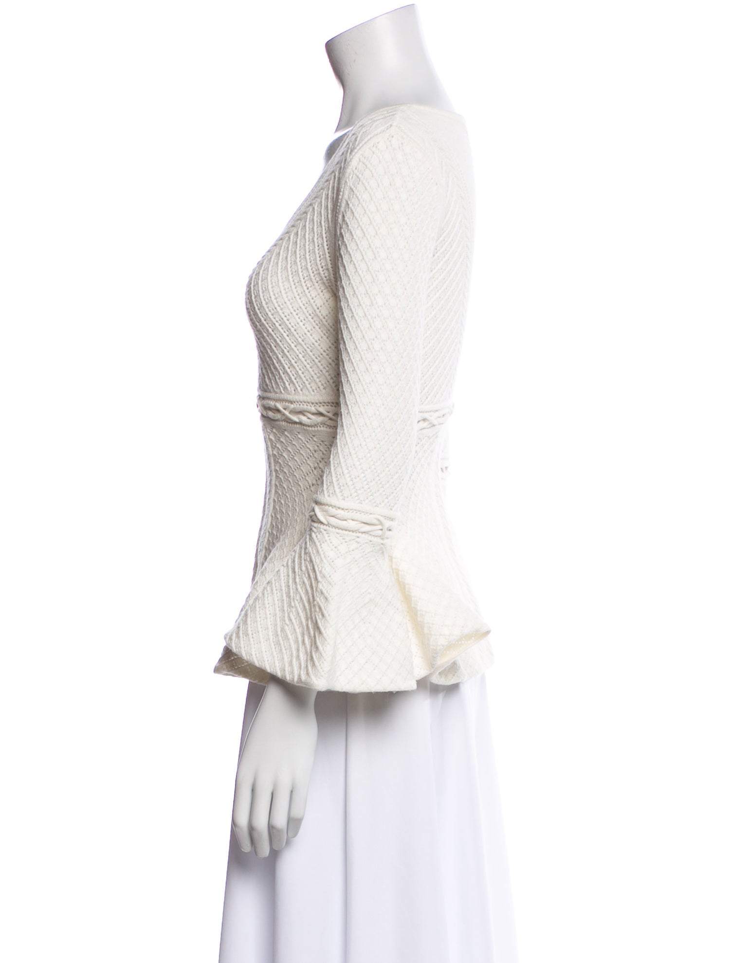 Simkhai V-Neck Three-Quarter Sleeve Top