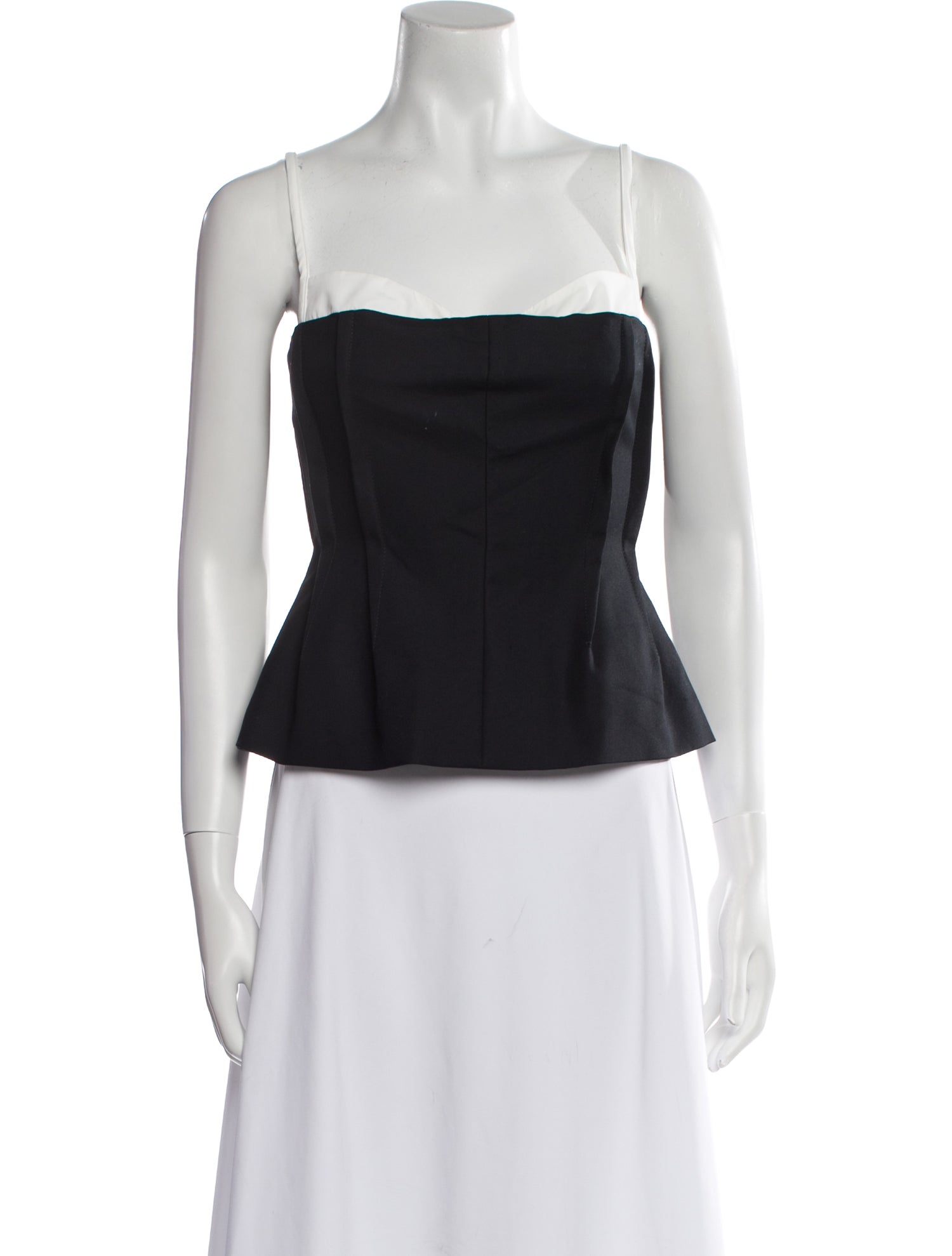 Simkhai Square Neckline Sleeveless Crop Top