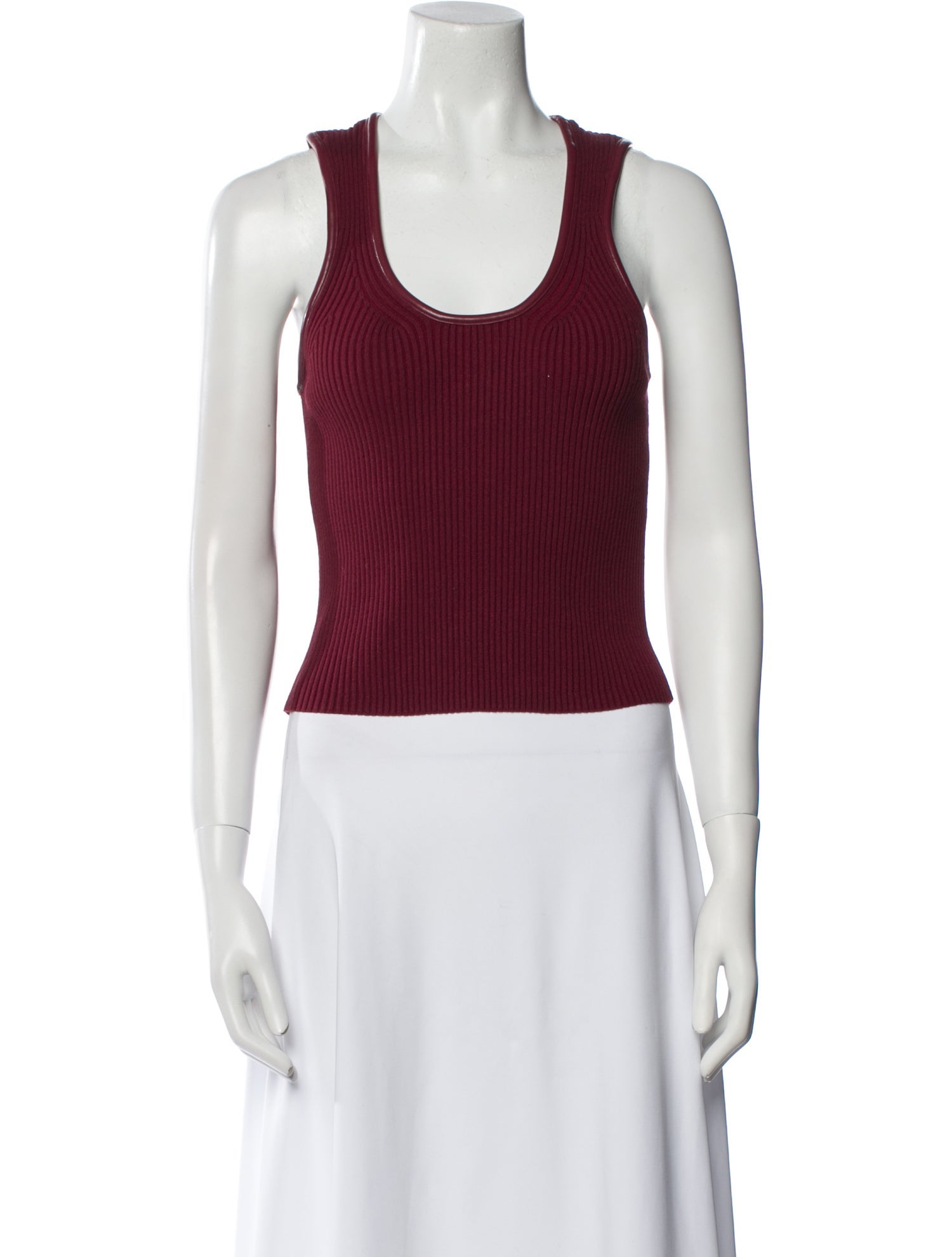 Simkhai Scoop Neck Sleeveless Crop Top w/ Tags