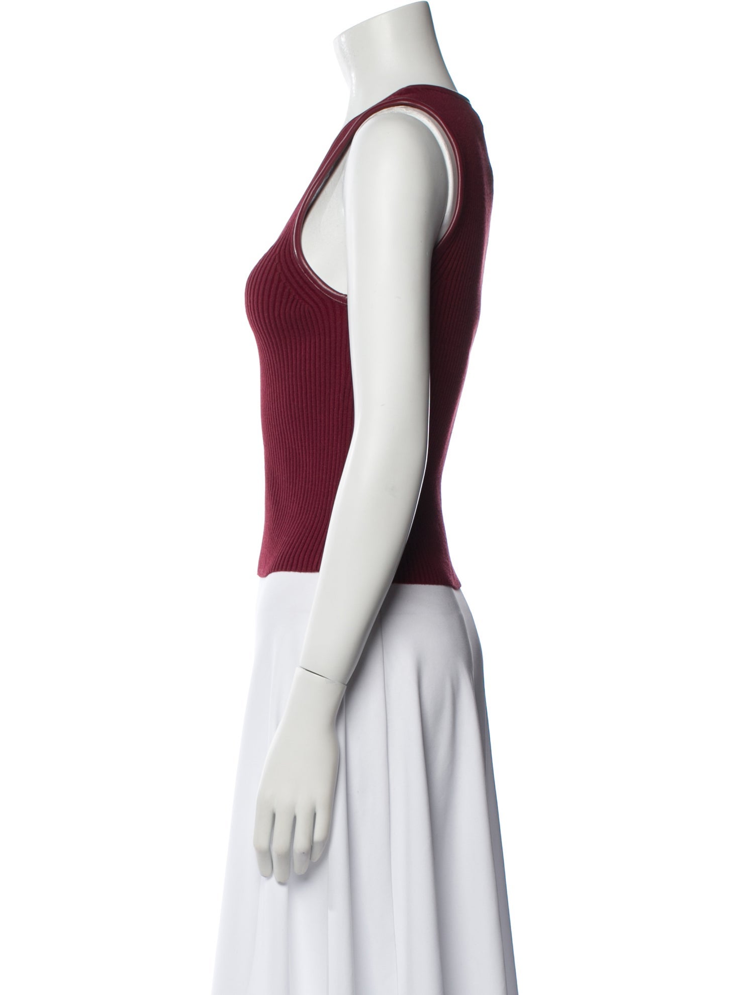 Simkhai Scoop Neck Sleeveless Crop Top w/ Tags