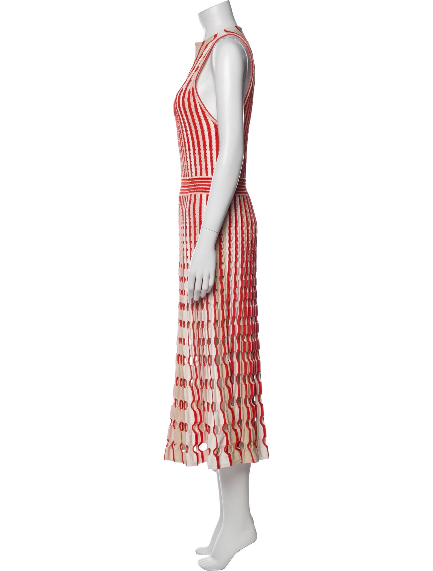 Simkhai Striped Long Dress