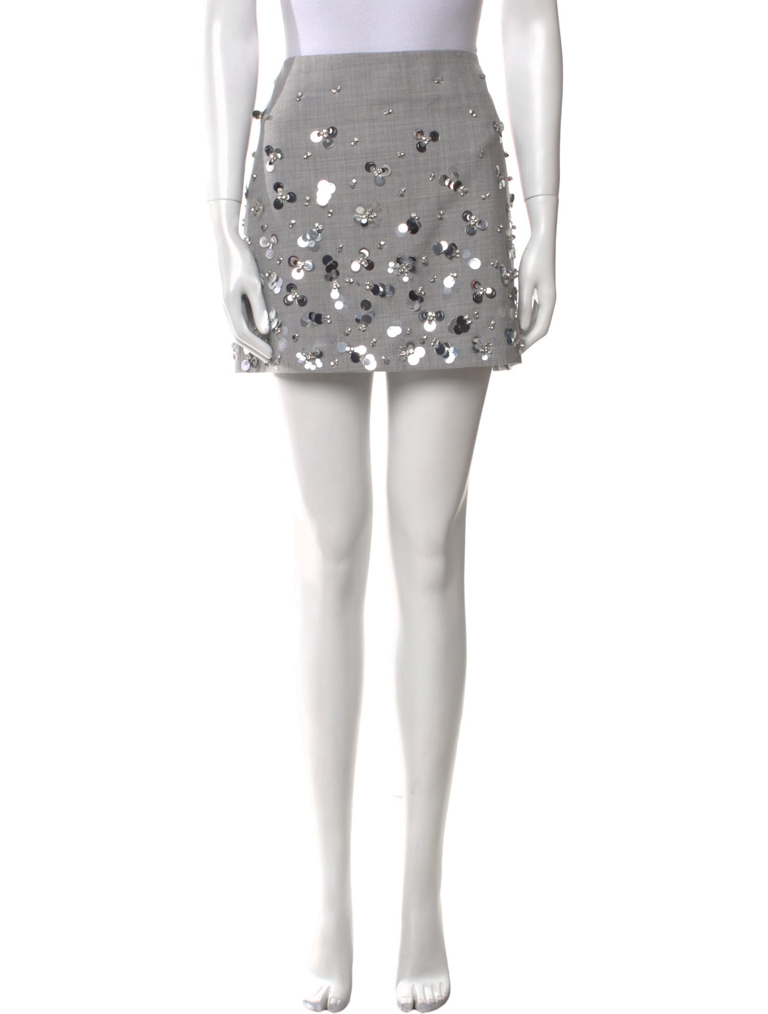 Simkhai Wool Mini Skirt