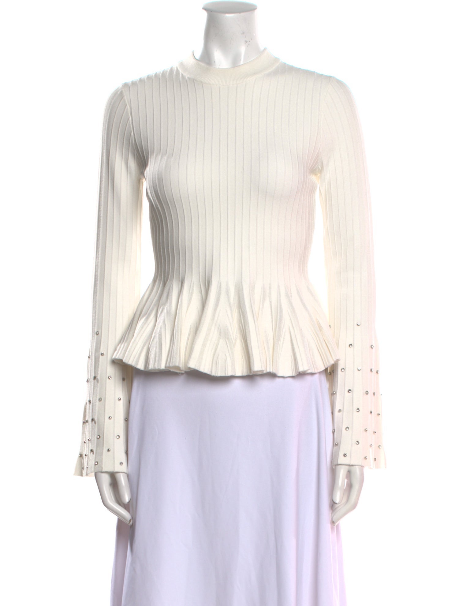 Simkhai Mock Neck Long Sleeve Blouse