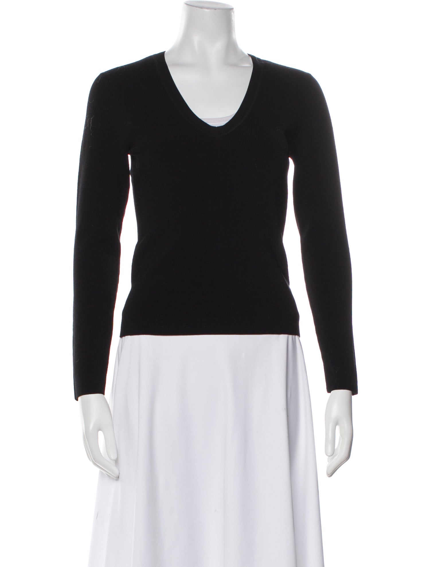 Simkhai V-Neck Long Sleeve Top