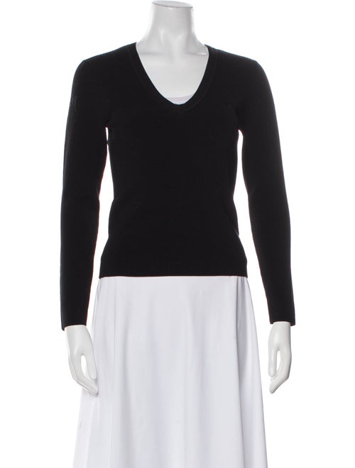 Simkhai V-Neck Long Sleeve Top