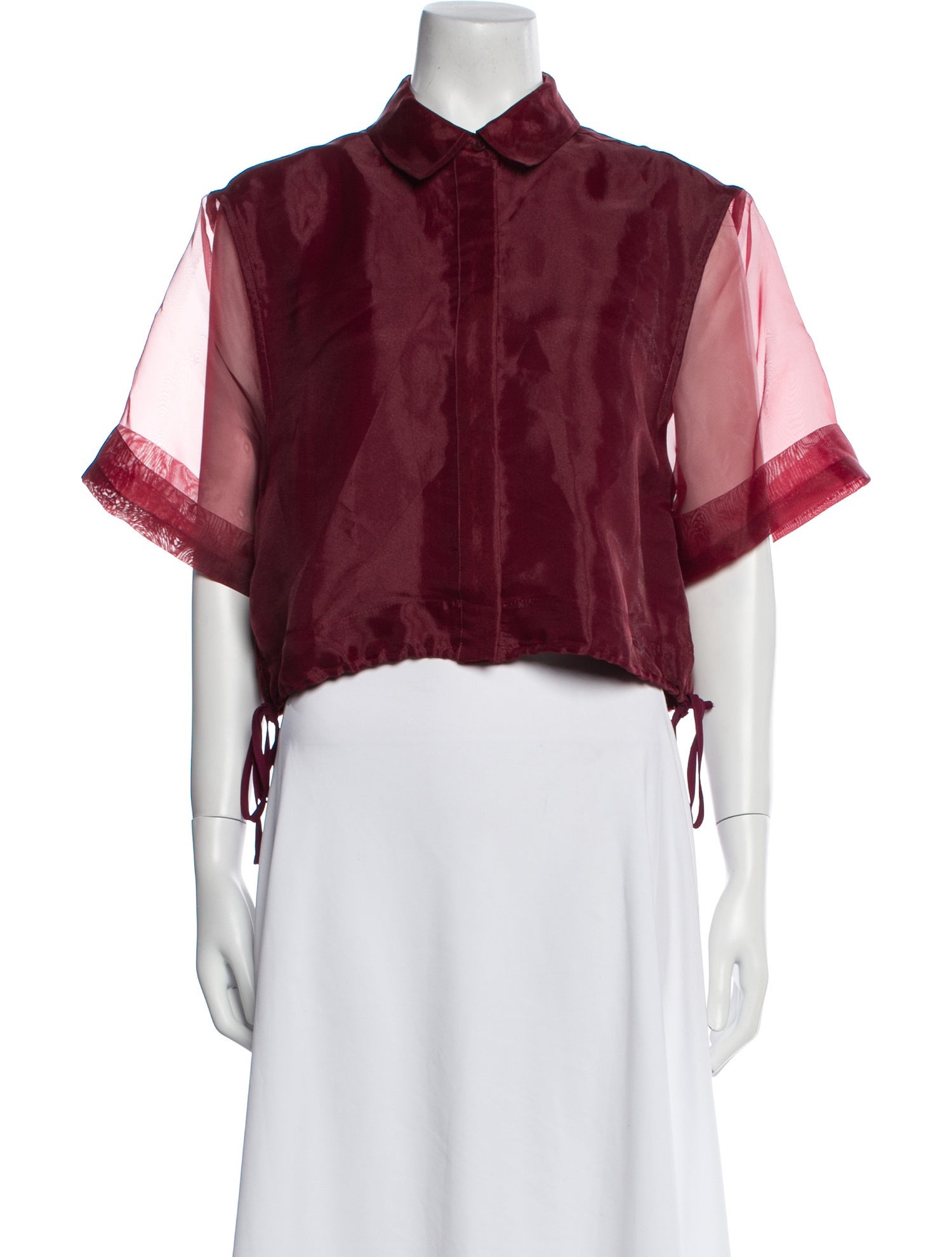 Simkhai Short Sleeve Crop Top