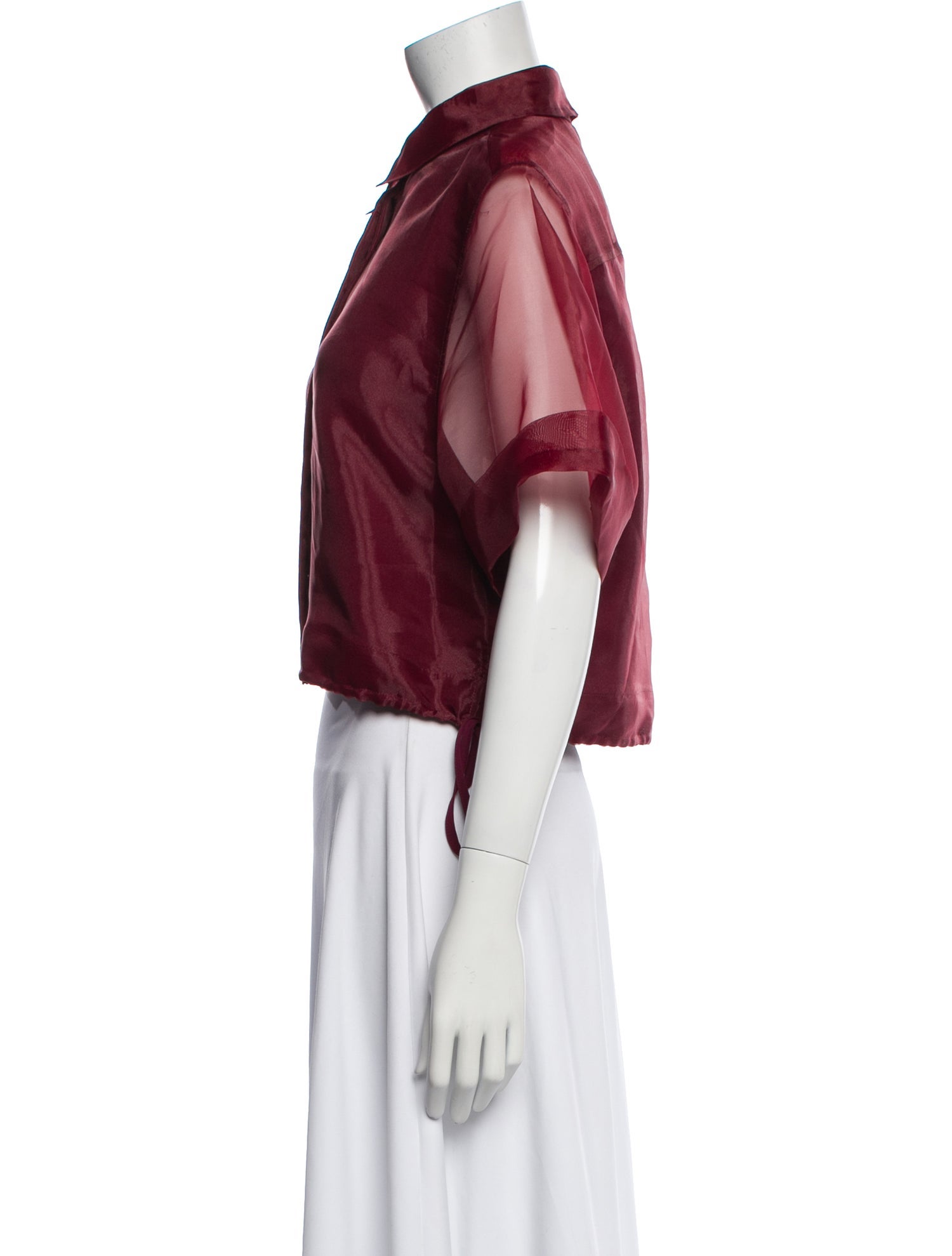 Simkhai Short Sleeve Crop Top