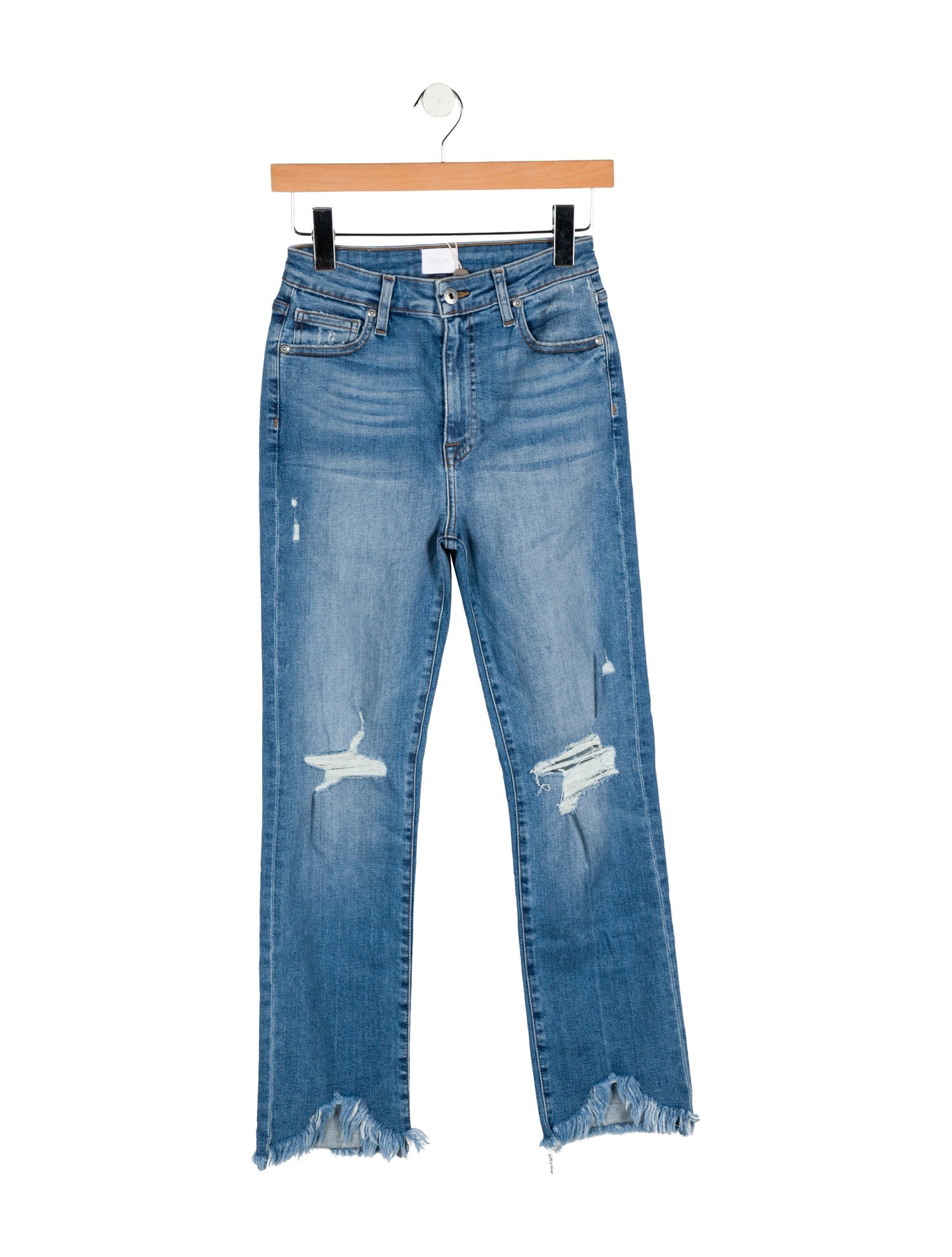 Simkhai Mid-Rise Straight Leg Jeans w/ Tags