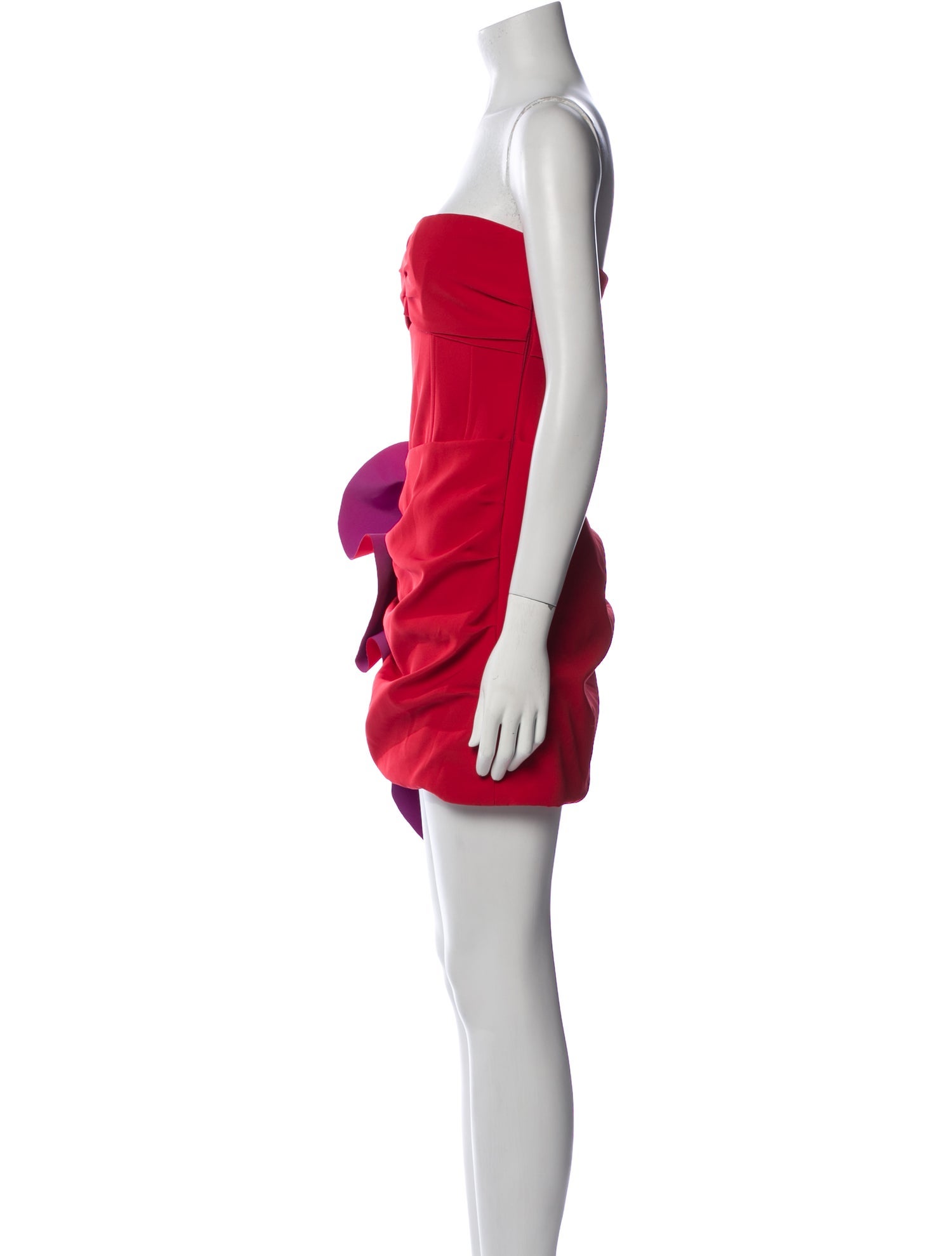 Simkhai Strapless Knee-Length Dress