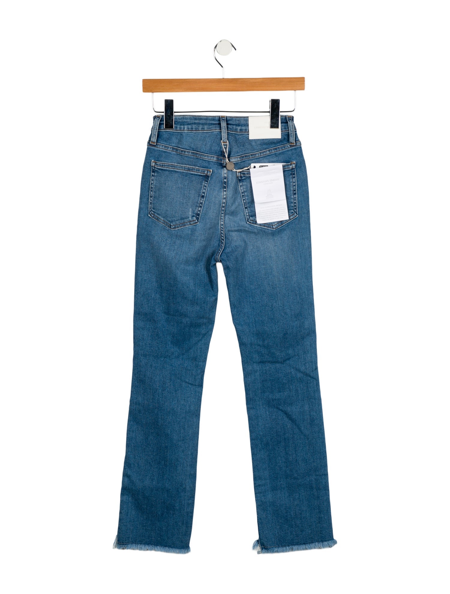 Simkhai Mid-Rise Straight Leg Jeans w/ Tags