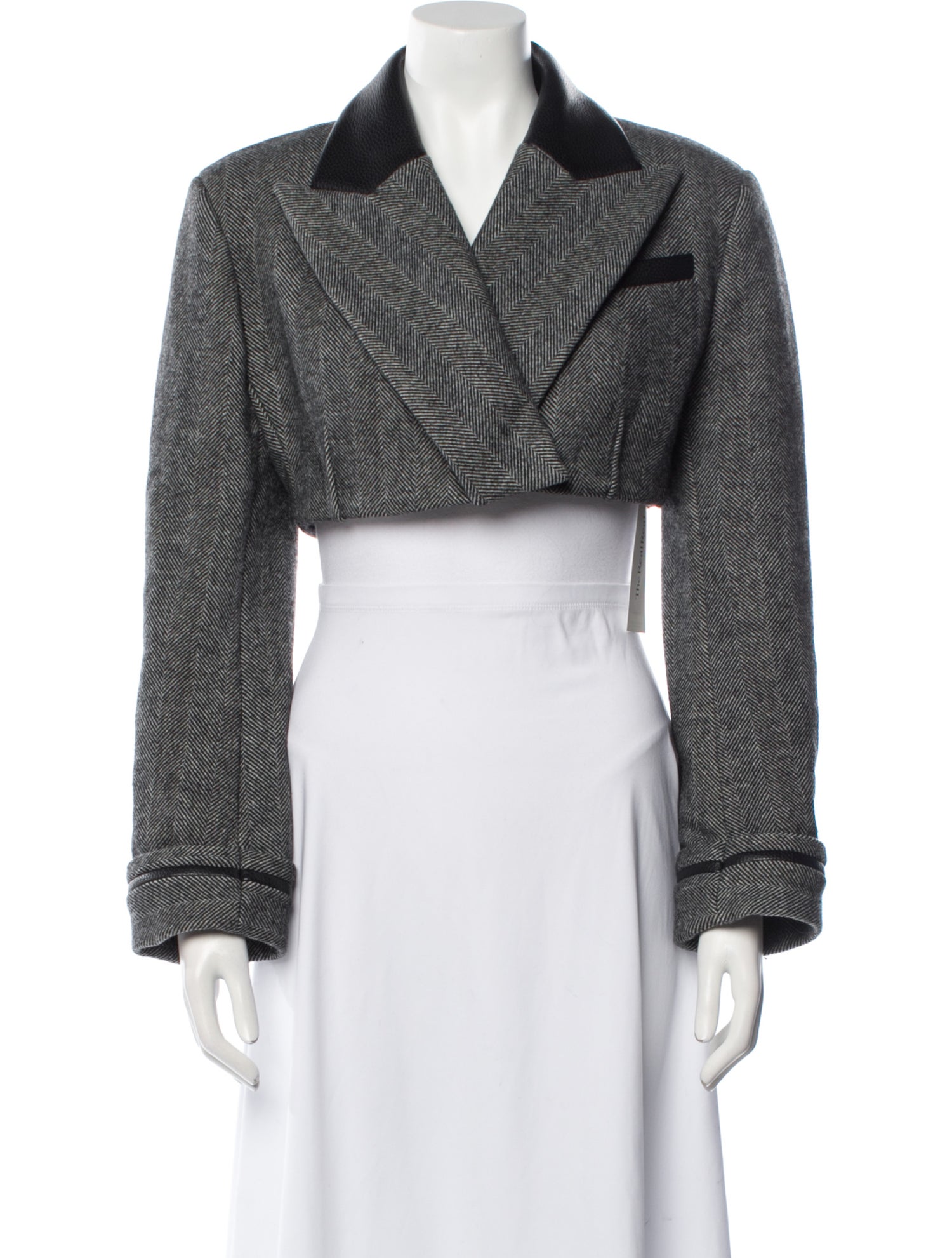 Simkhai Wool Striped Bolero