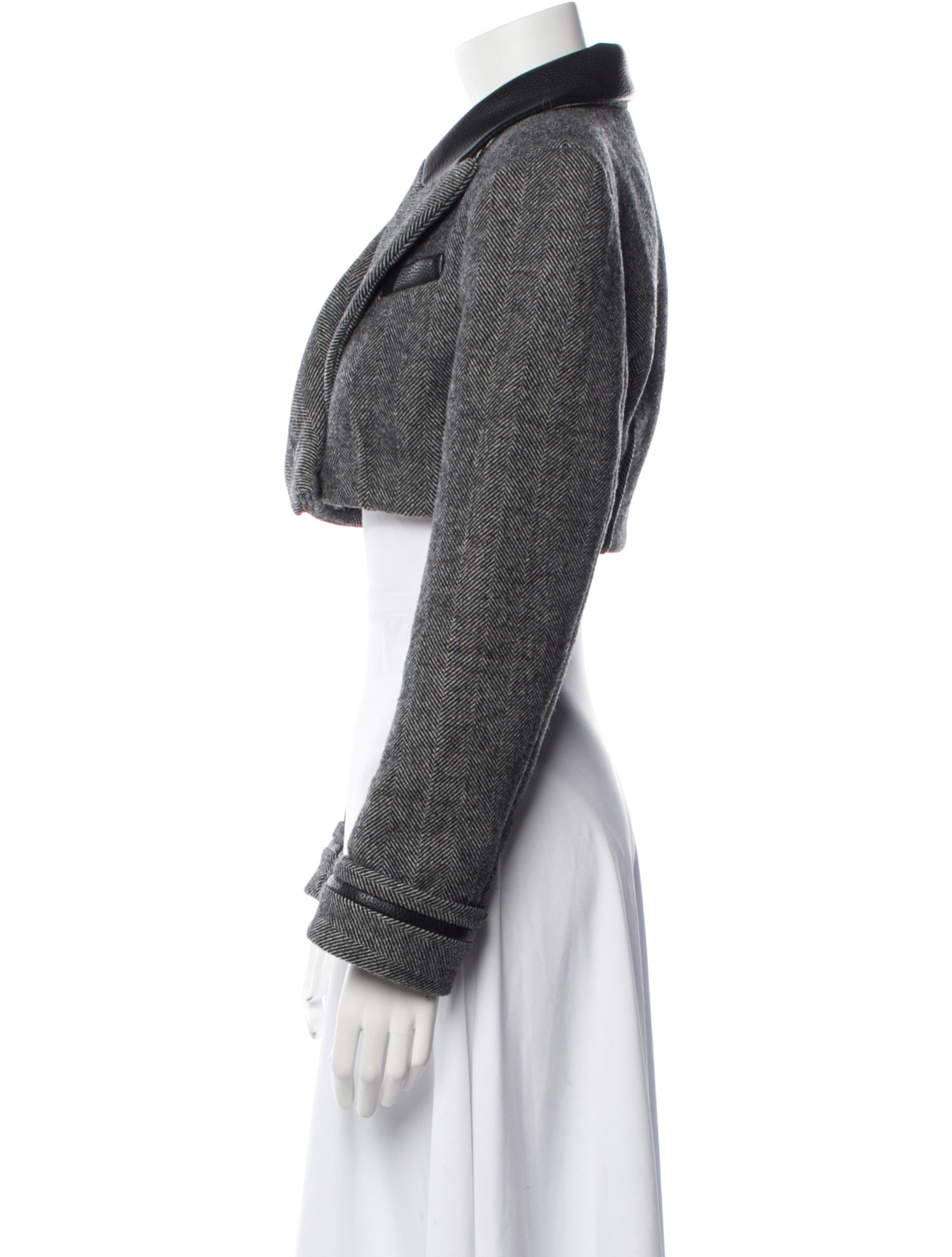 Simkhai Wool Striped Bolero