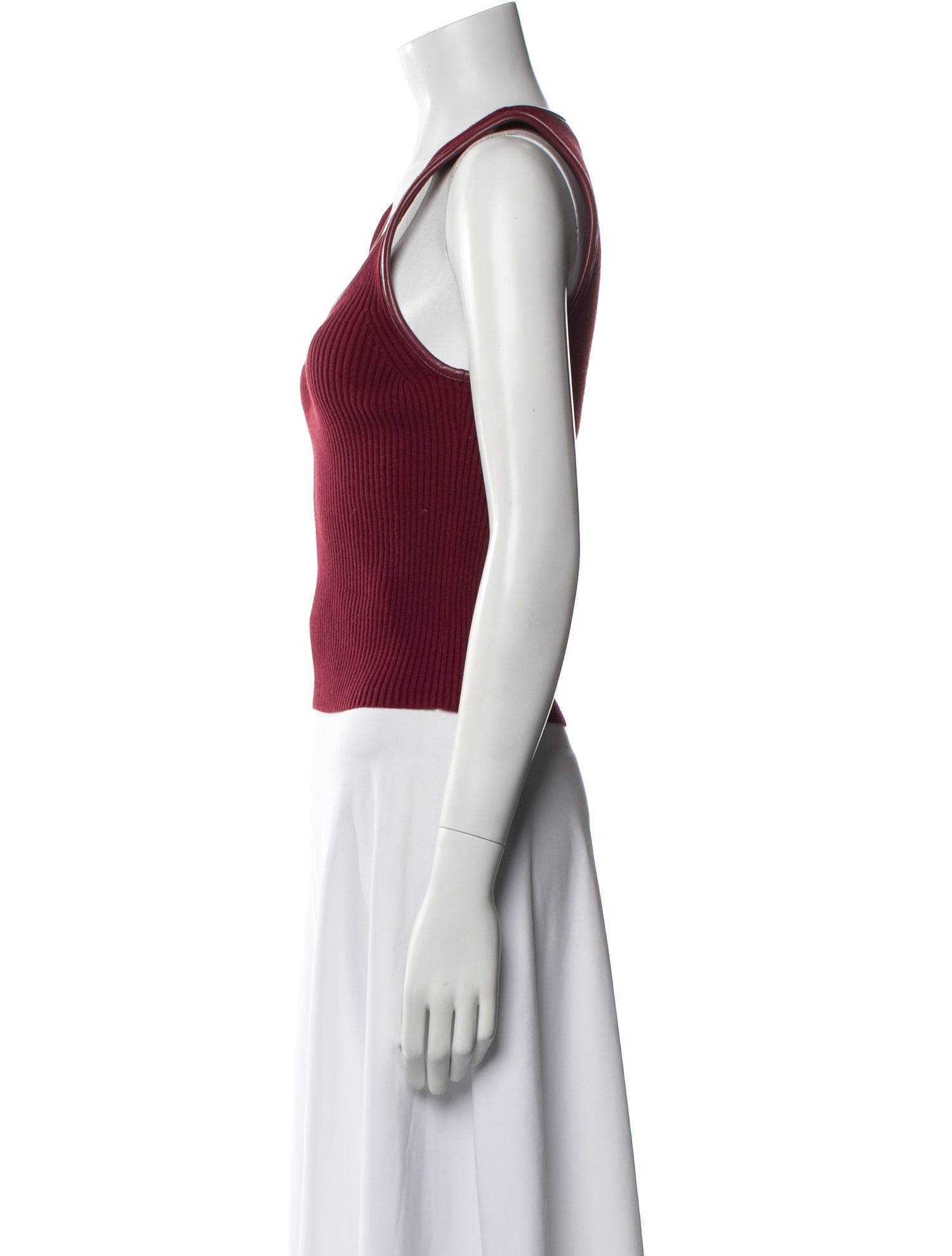 Simkhai Scoop Neck Sleeveless Crop Top