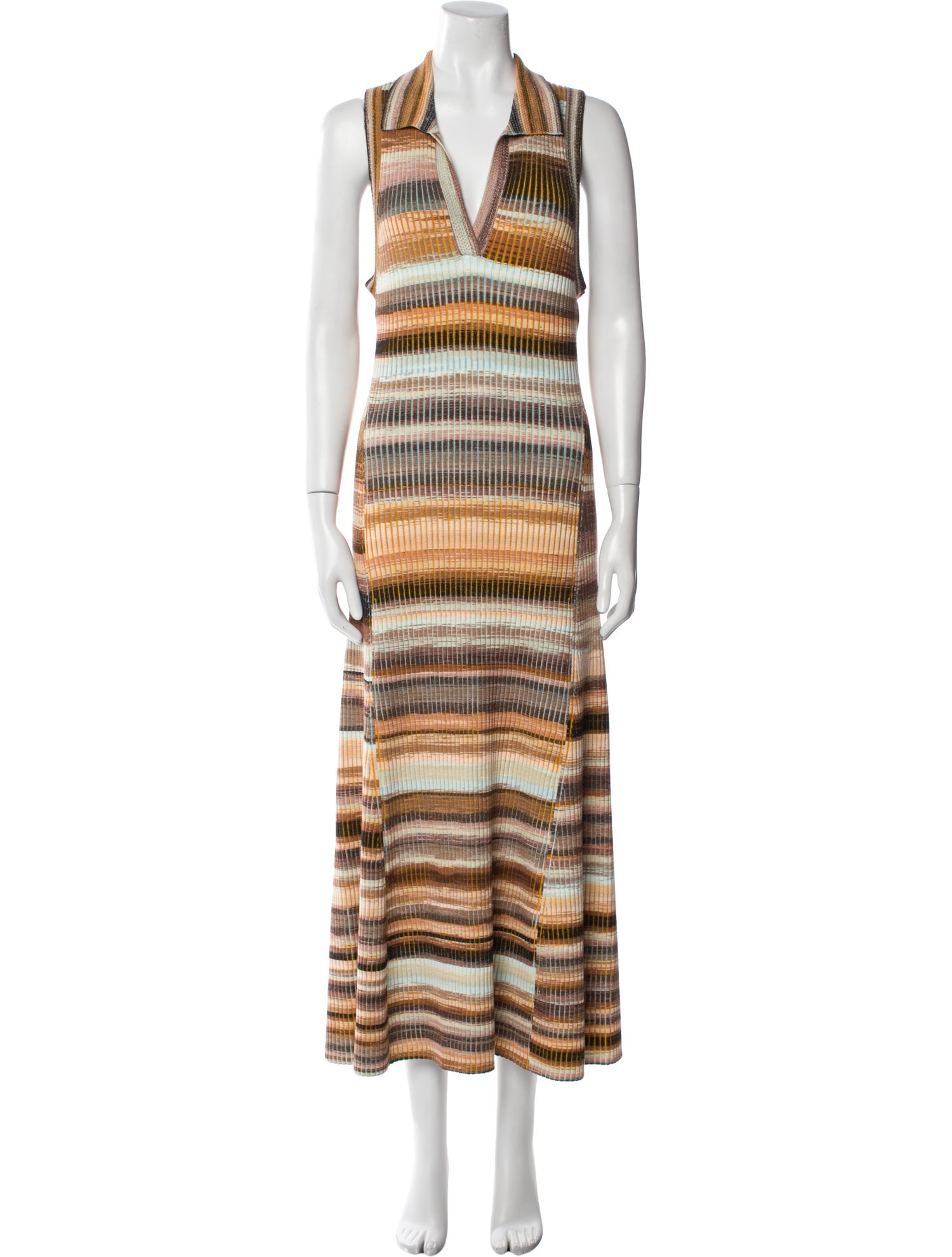 Simkhai Striped Long Dress