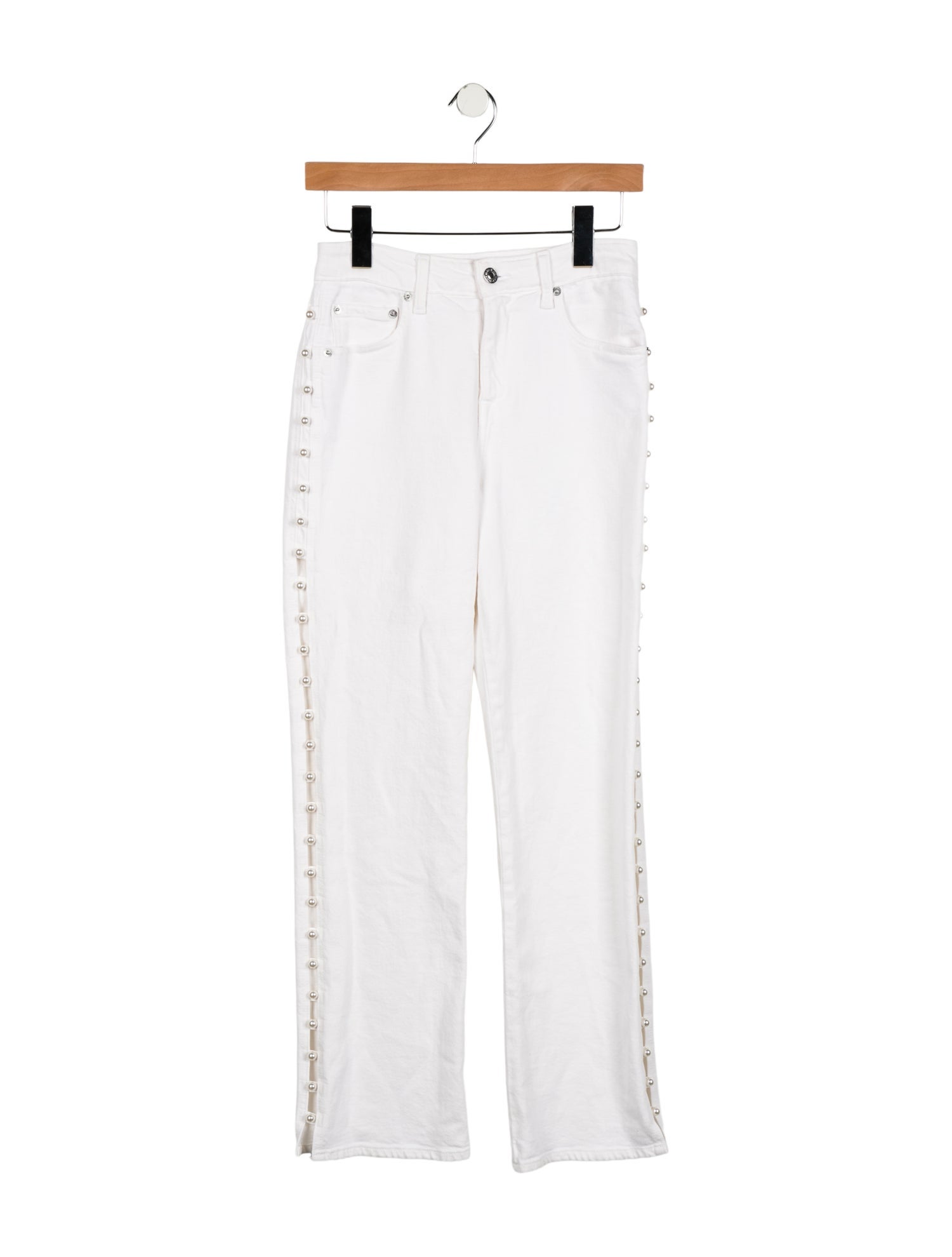 Simkhai Mid-Rise Straight Leg Jeans