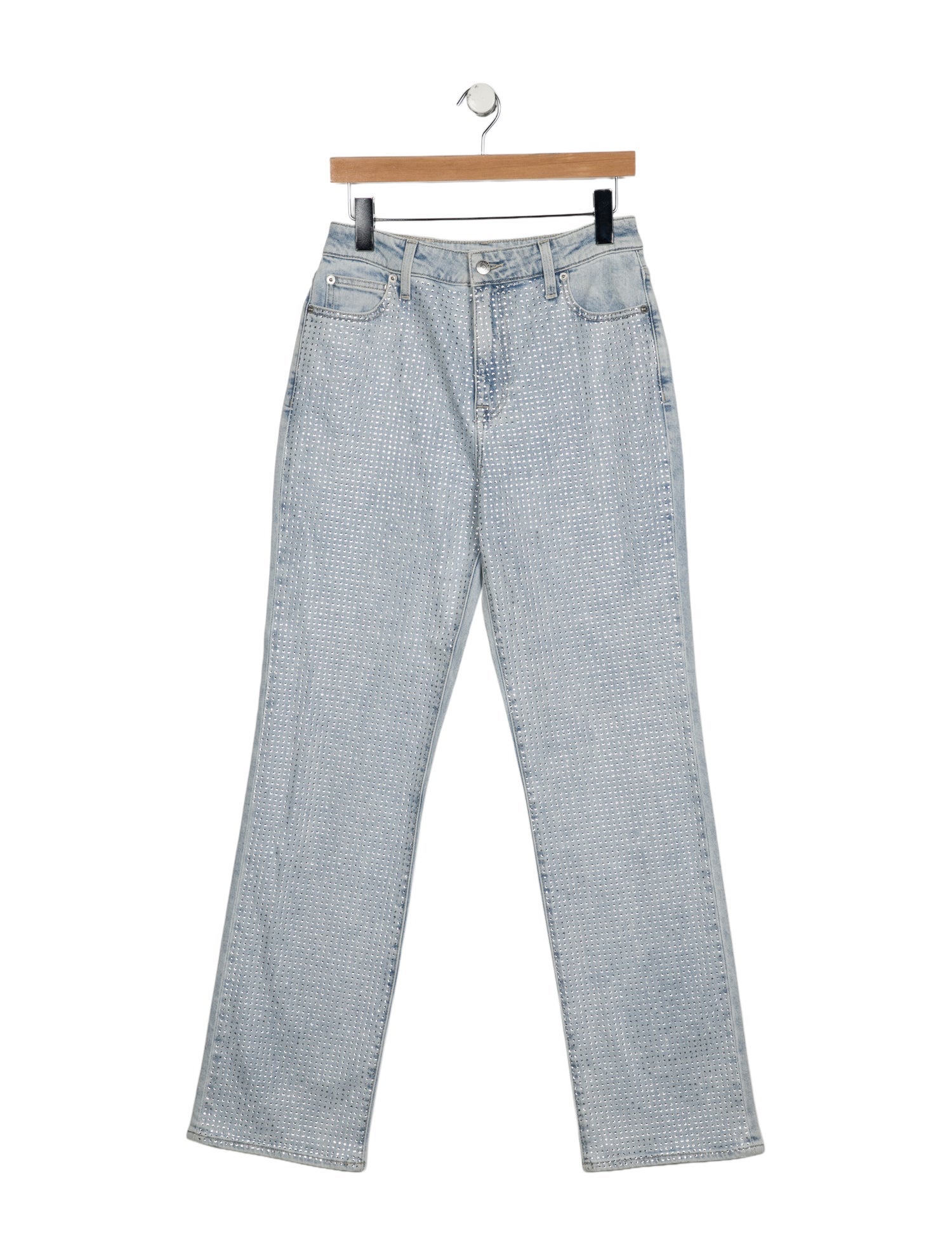 Simkhai High-Rise Straight Leg Jeans