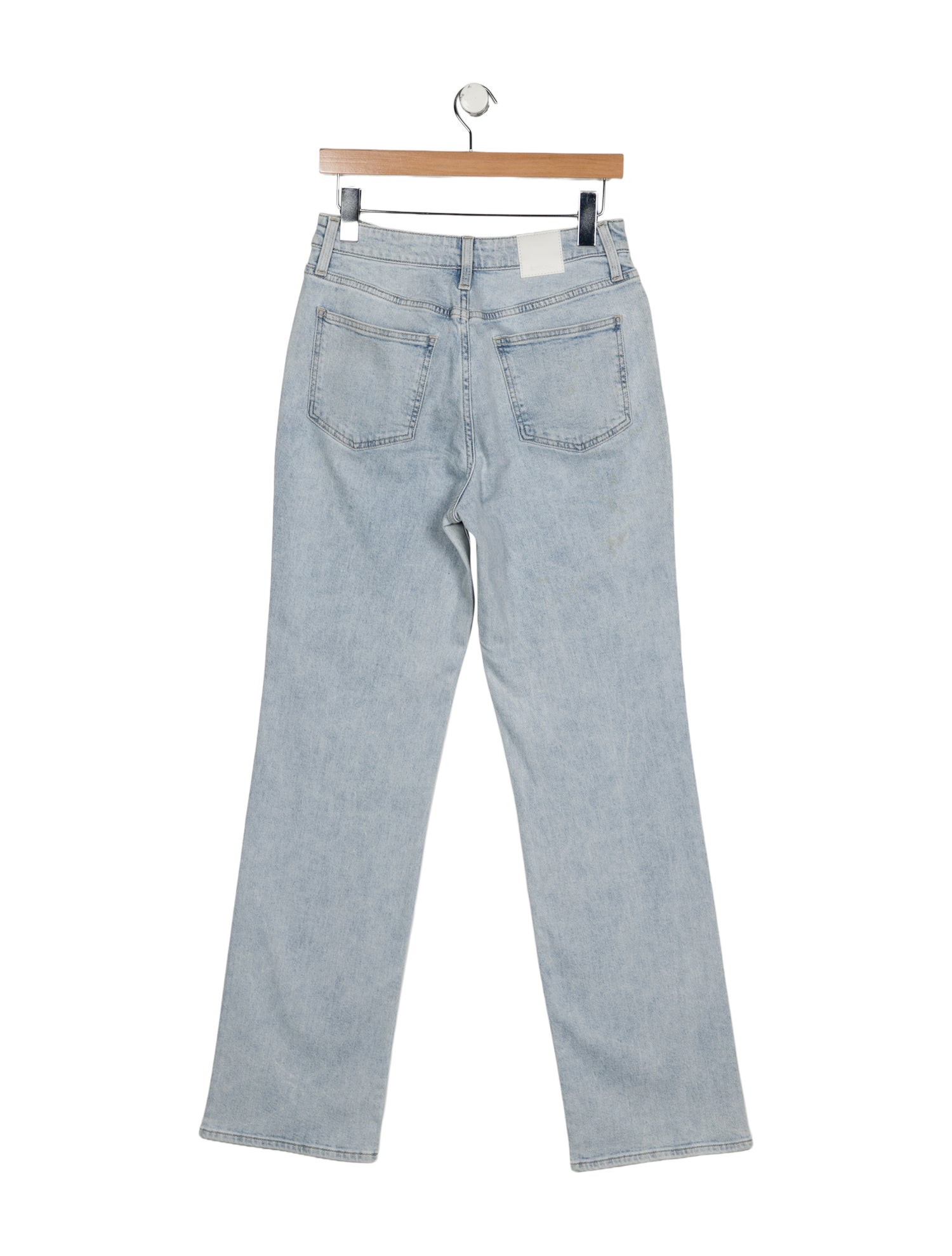 Simkhai High-Rise Straight Leg Jeans