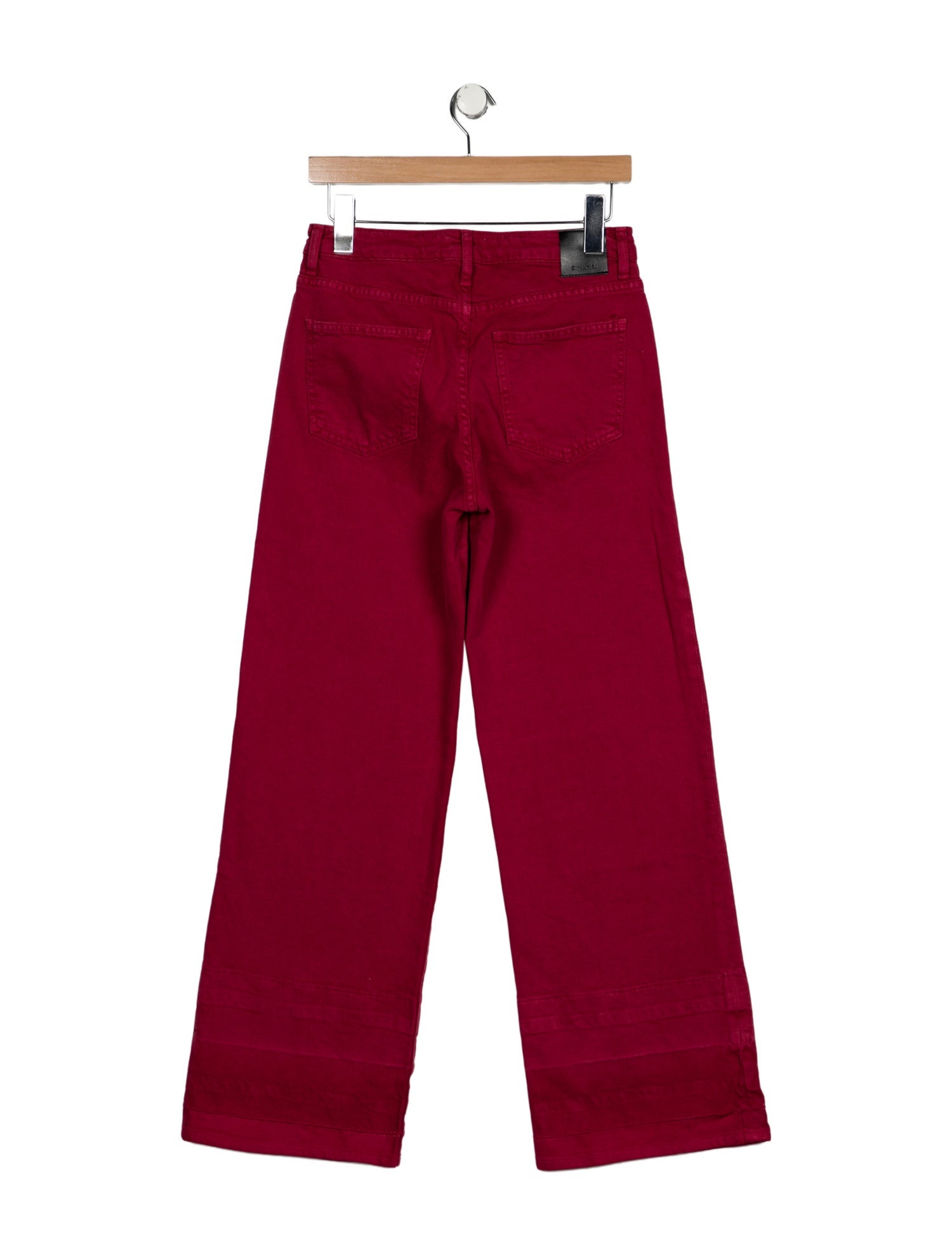 Simkhai Mid-Rise Wide Leg Jeans
