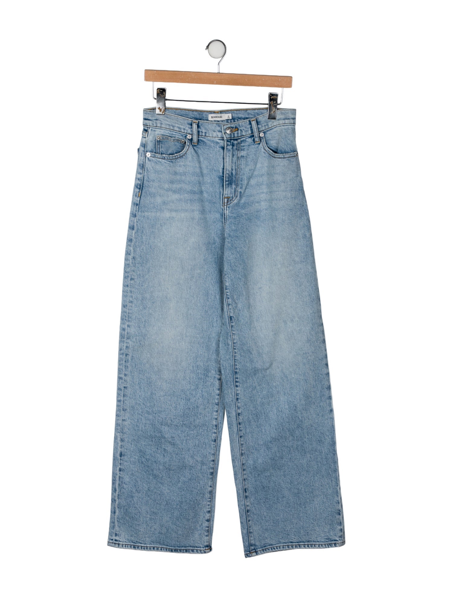 Simkhai High-Rise Wide Leg Jeans