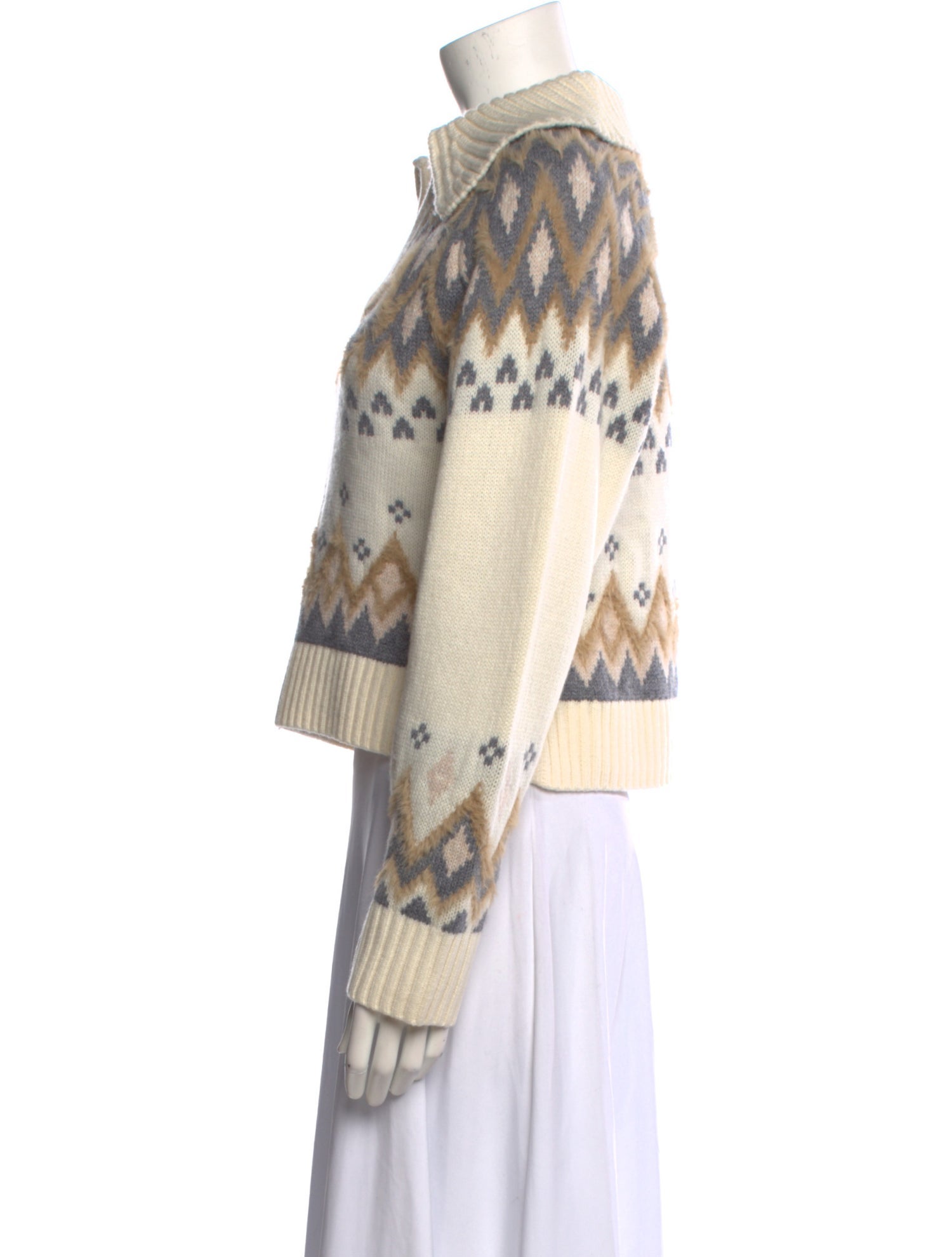 Simkhai Wool Printed Sweater