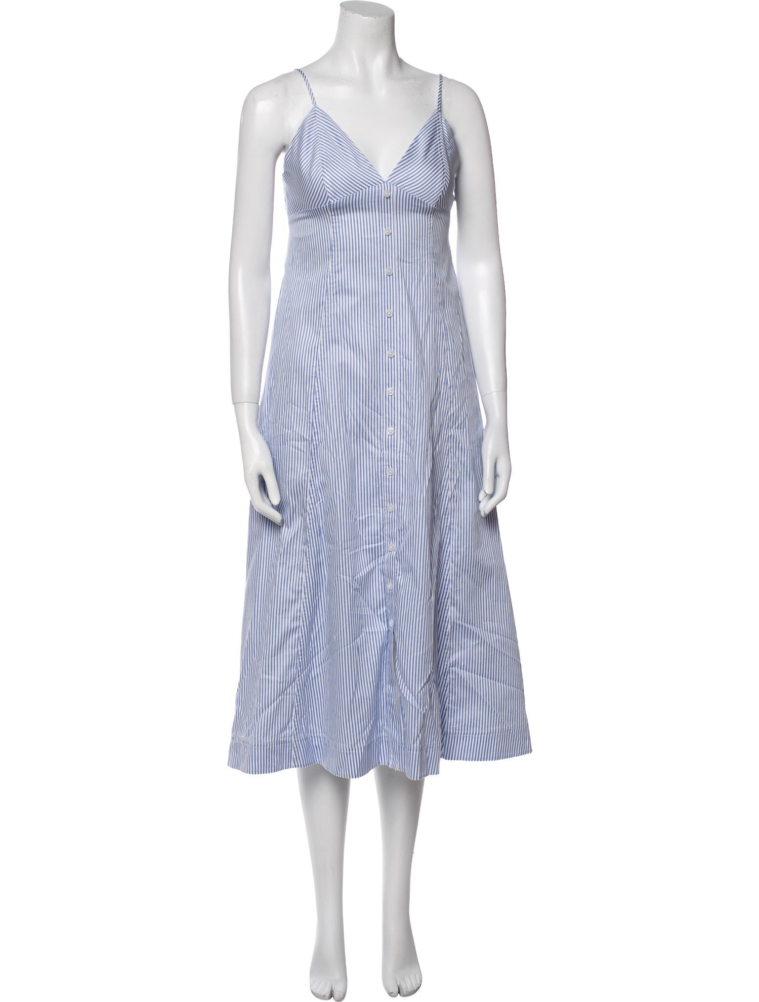 Simkhai Striped Midi Length Dress