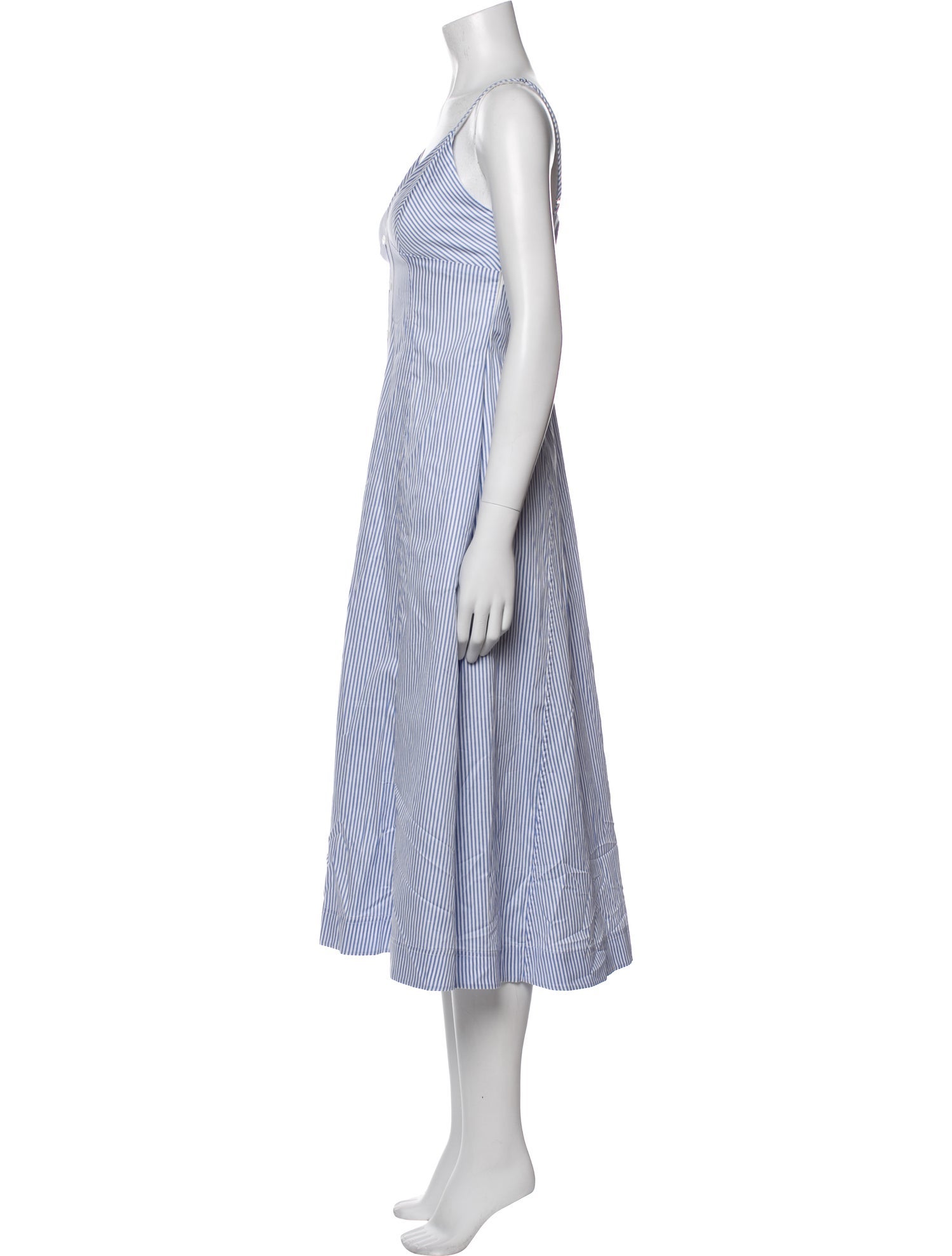 Simkhai Striped Midi Length Dress