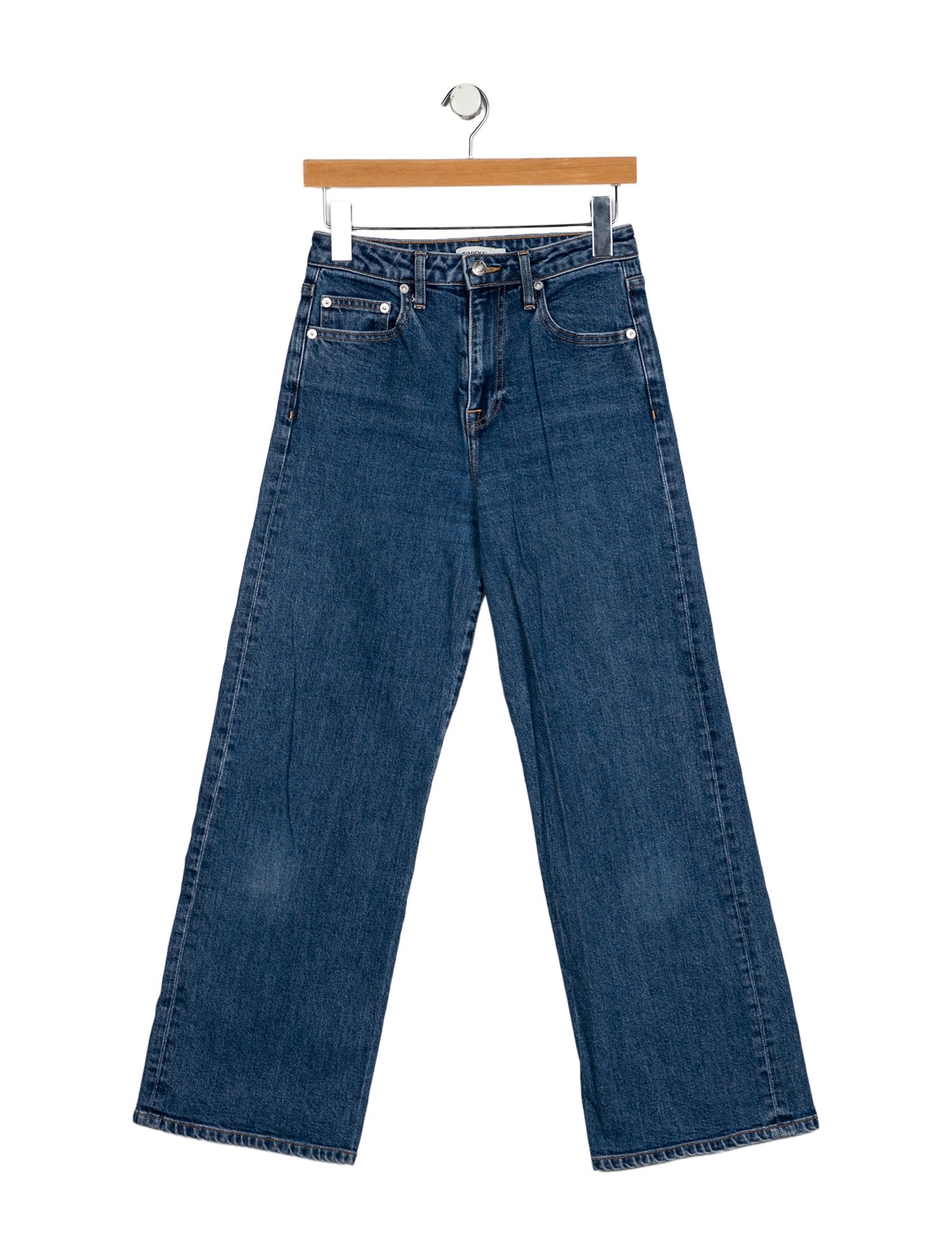 Simkhai High-Rise Wide Leg Jeans