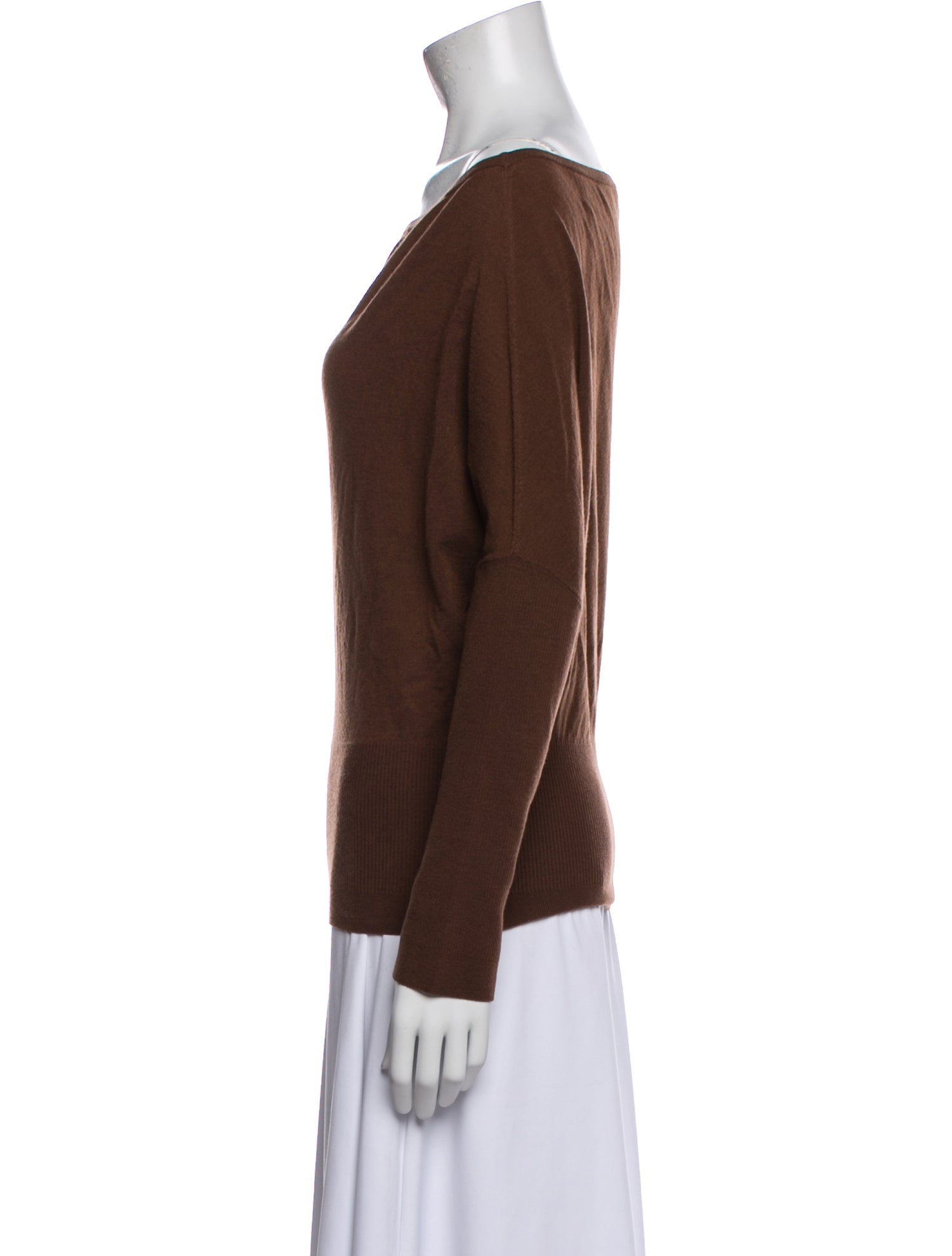 Simkhai Wool Bateau Neckline Sweatshirt