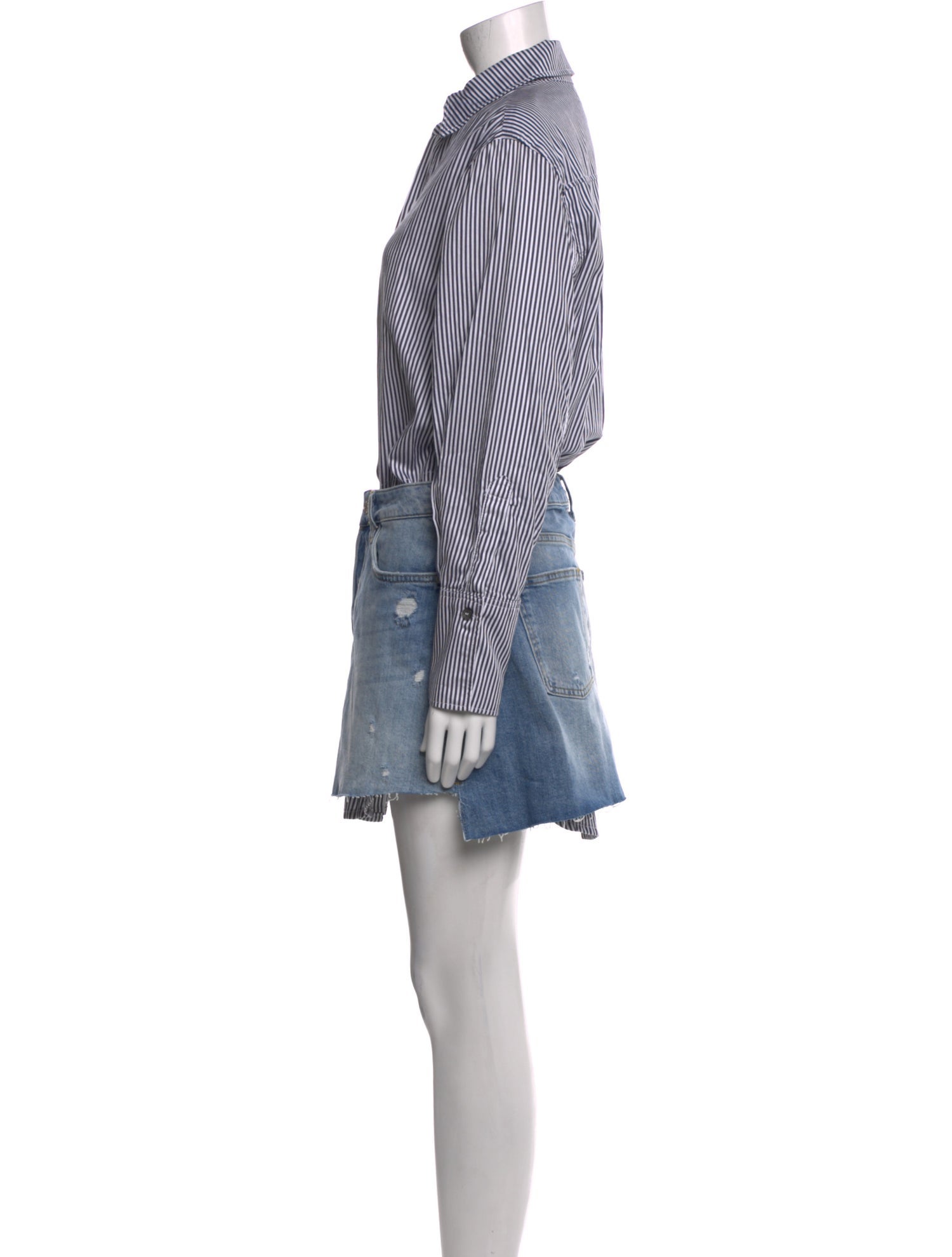 Simkhai Striped Mini Dress